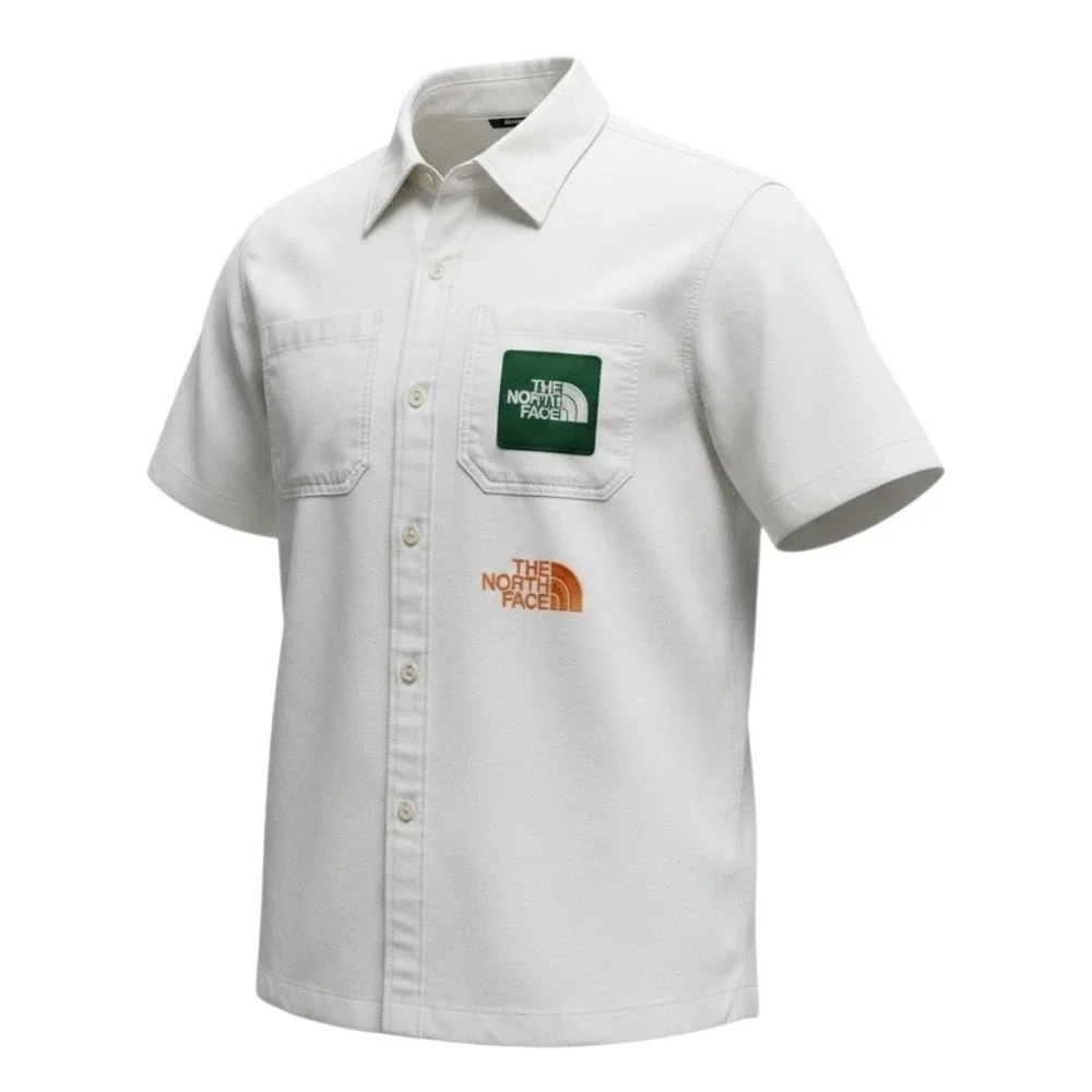 The North Face Button Valley Utility Earth Day Shirt Mens S  Circular Short Slv